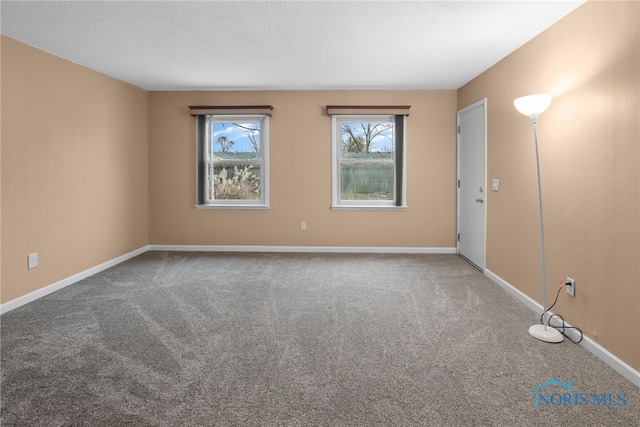 unfurnished room featuring carpet