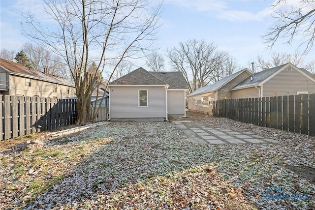 view of rear view of property