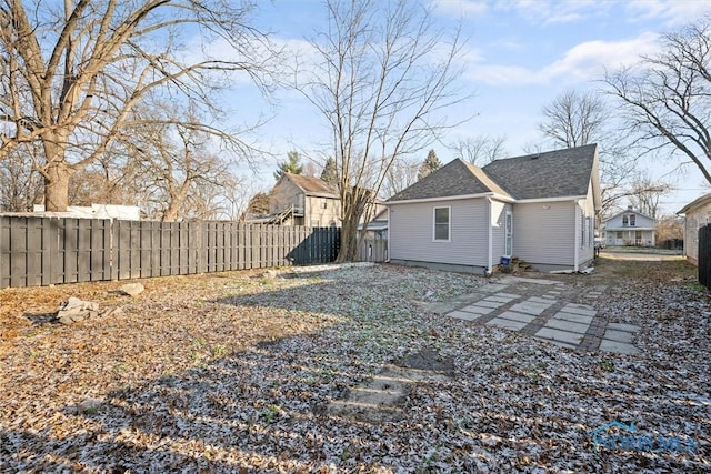 view of back of property