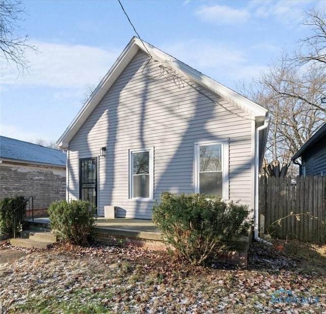 view of rear view of house