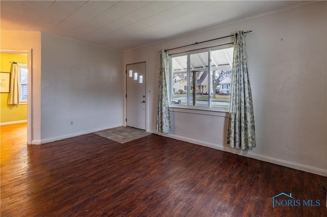 entryway featuring hardwood / wood-style floors