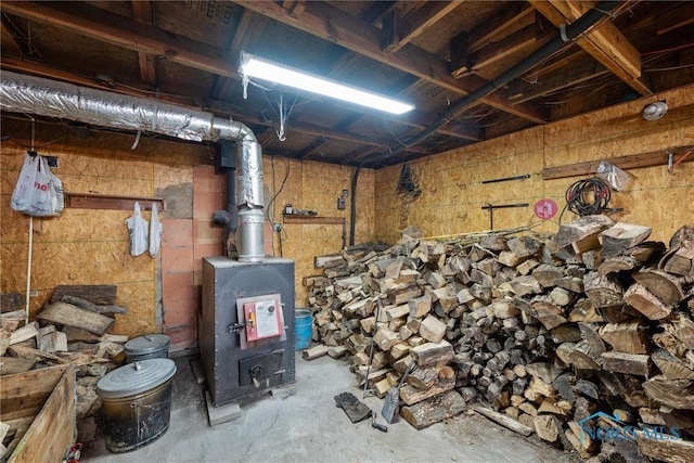 view of utility room