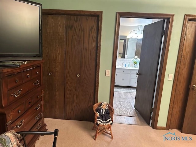 bedroom featuring ensuite bathroom