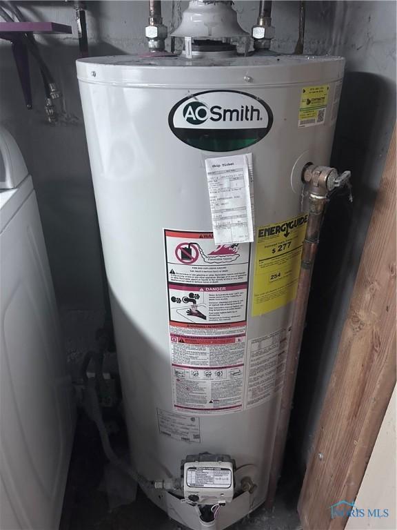 utilities with gas water heater