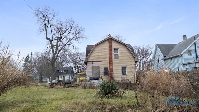 view of rear view of house