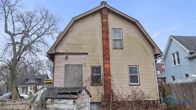 view of rear view of house