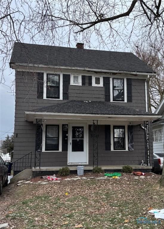 view of front of home