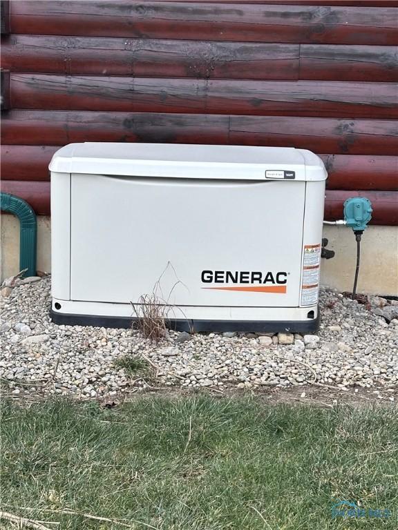 details featuring a power unit