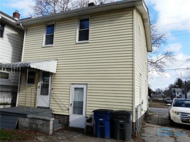 view of rear view of house