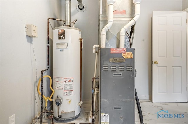 utilities featuring water heater