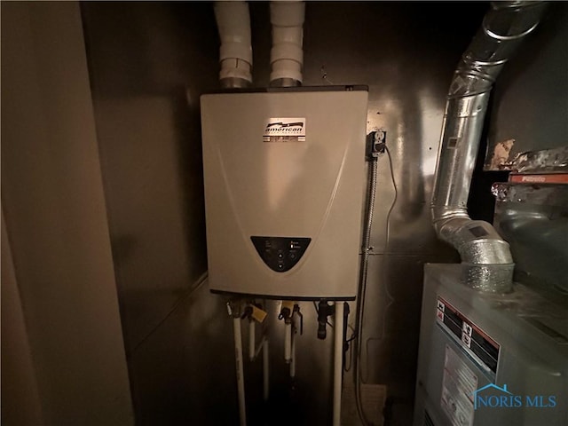 utilities with tankless water heater