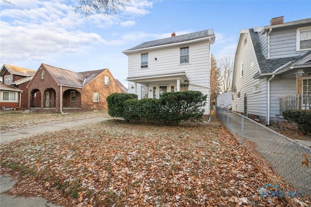 view of front of home