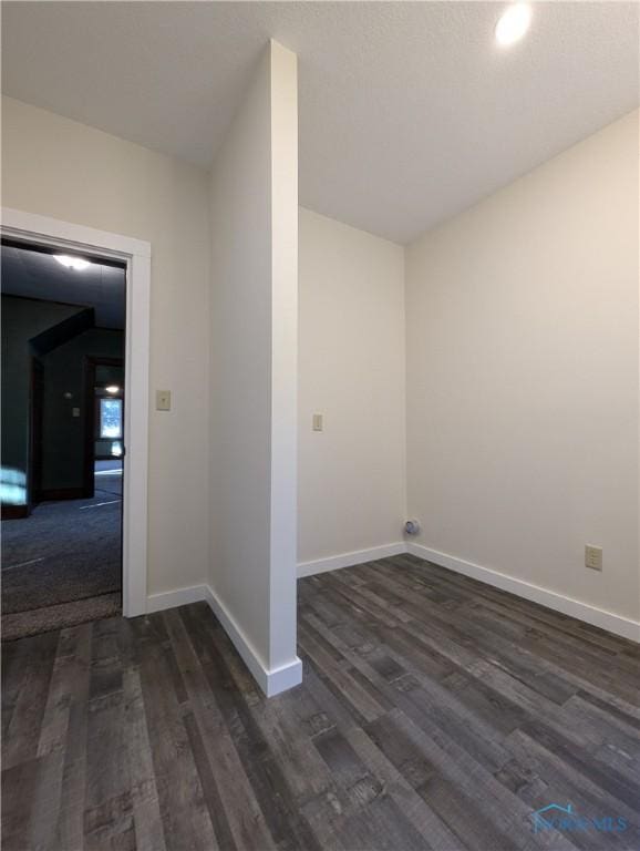 washroom featuring dark hardwood / wood-style floors