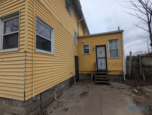 back of house featuring a patio