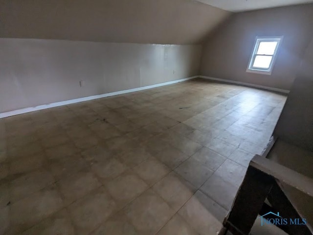 3024 N Detroit Ave, Toledo, OH 43610 - bonus room featuring baseboards and lofted ceiling