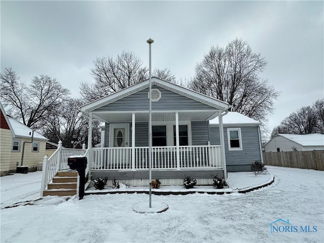 view of front of house