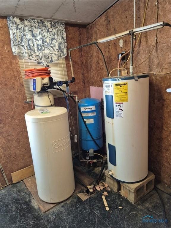 utilities featuring electric water heater