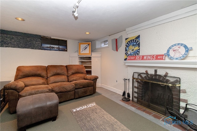 view of living room