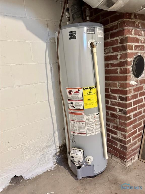 utilities with gas water heater