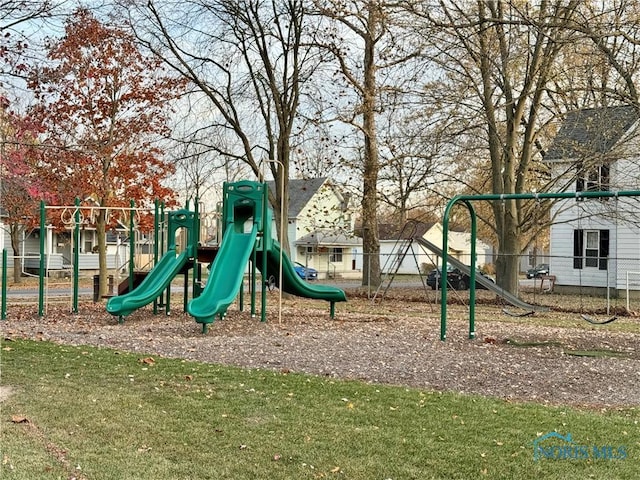 view of play area