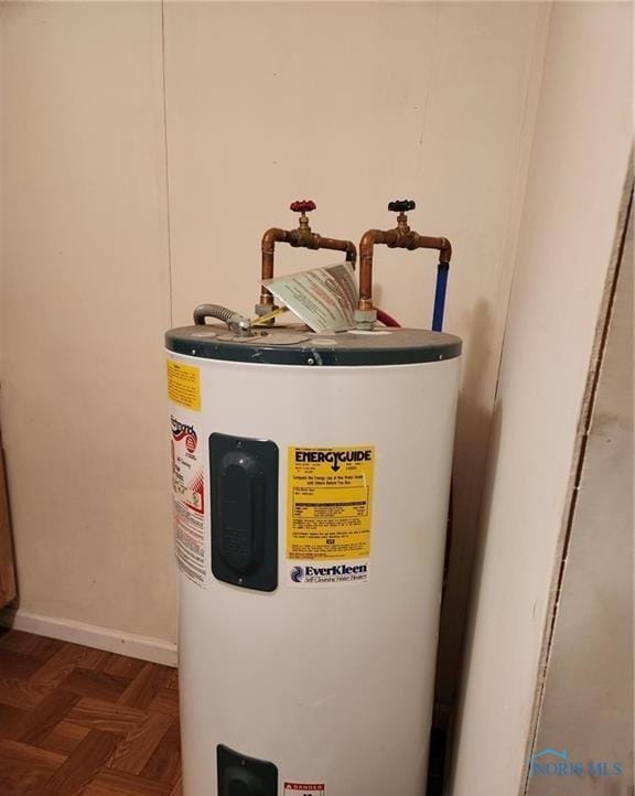 utilities featuring electric water heater