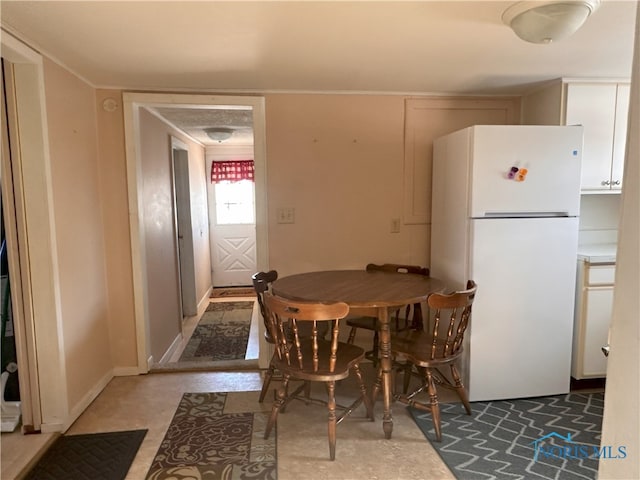 view of dining area