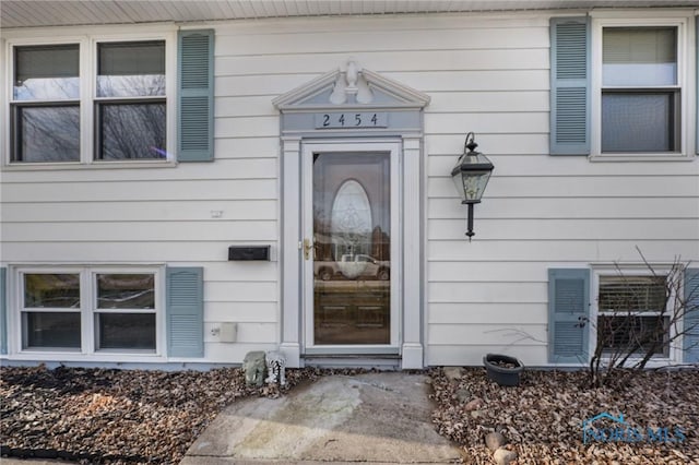 view of entrance to property