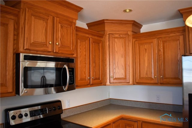 kitchen with stainless steel appliances