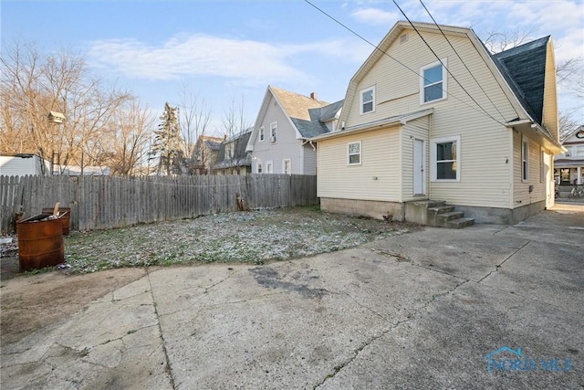 view of rear view of house