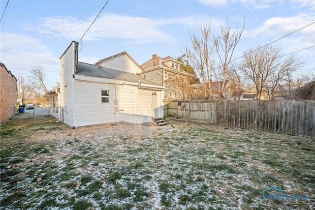 view of rear view of house