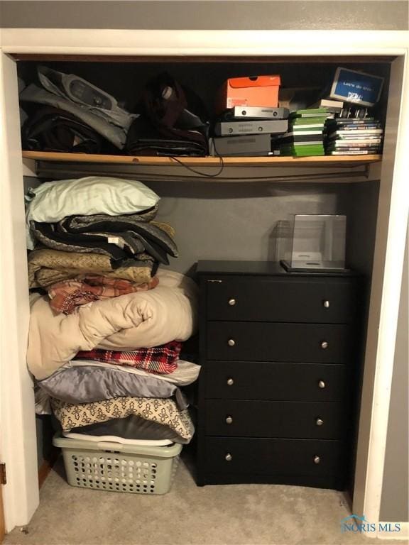 view of closet