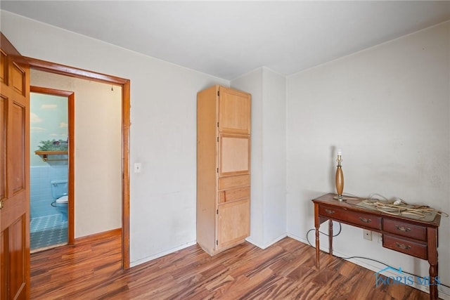 bedroom featuring light hardwood / wood-style flooring