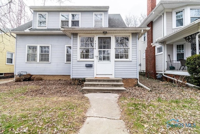 view of front of home