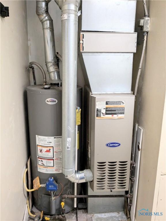 utilities with water heater