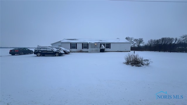 view of ranch-style home