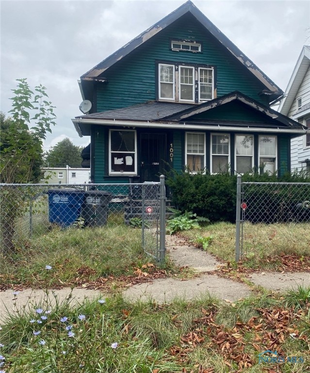 view of bungalow-style home