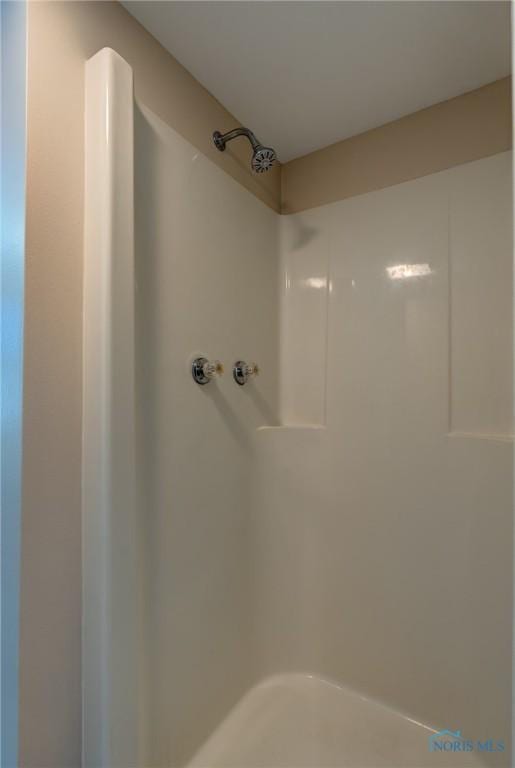 bathroom featuring walk in shower