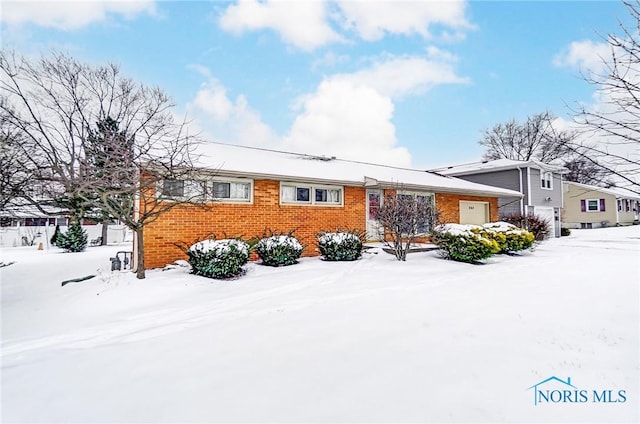 tri-level home featuring a garage