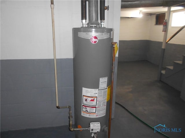 utilities featuring water heater