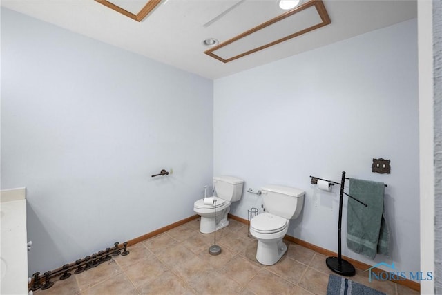 bathroom featuring toilet