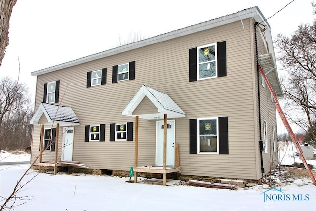 view of front of home