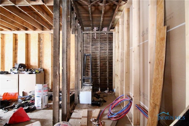 misc room with washer and dryer