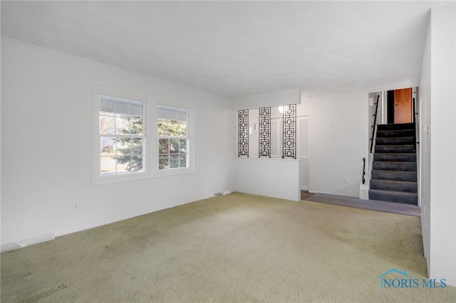 empty room with carpet floors