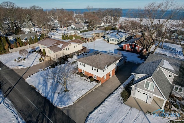 1318 E 4th St, Marblehead, OH 43440 - drone / aerial view featuring a residential view