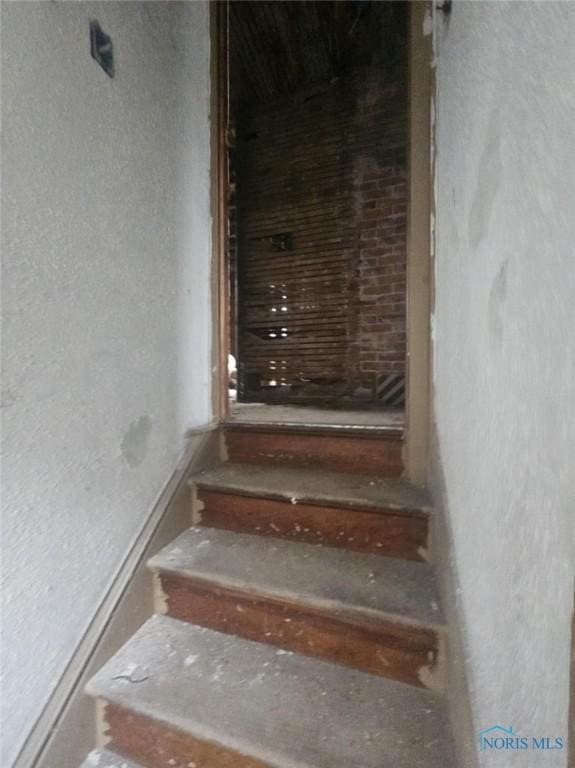 view of stairs