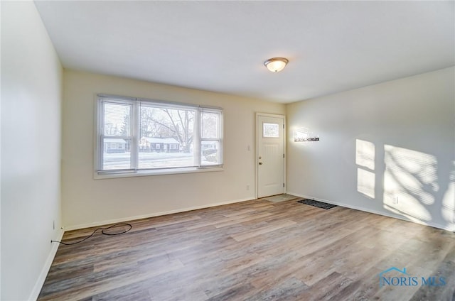 interior space featuring hardwood / wood-style flooring