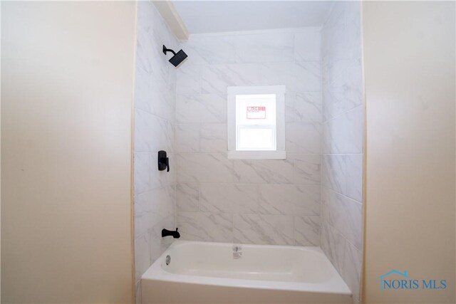 full bathroom with shower / bathing tub combination