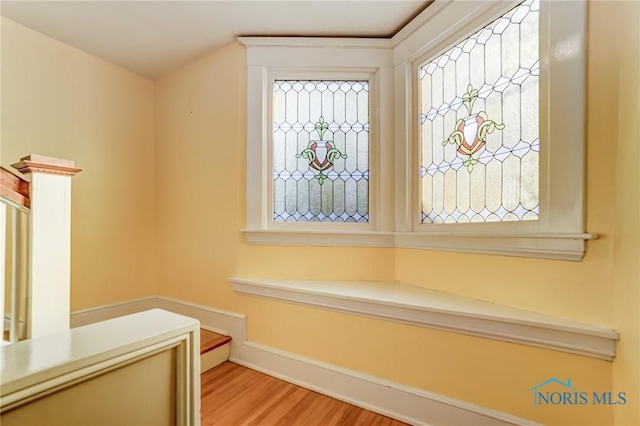 interior space featuring hardwood / wood-style floors