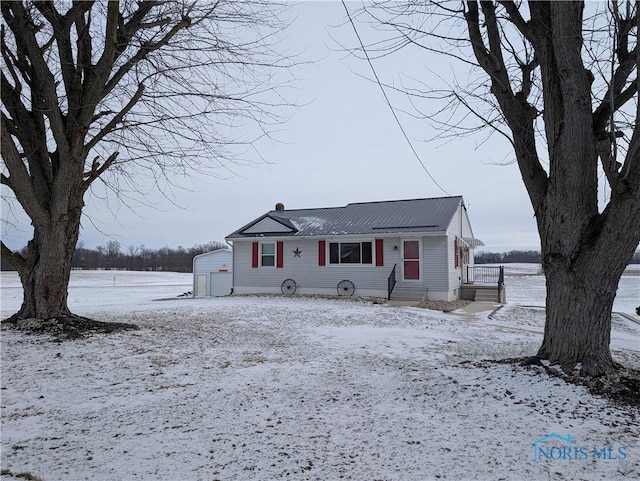 view of front of home