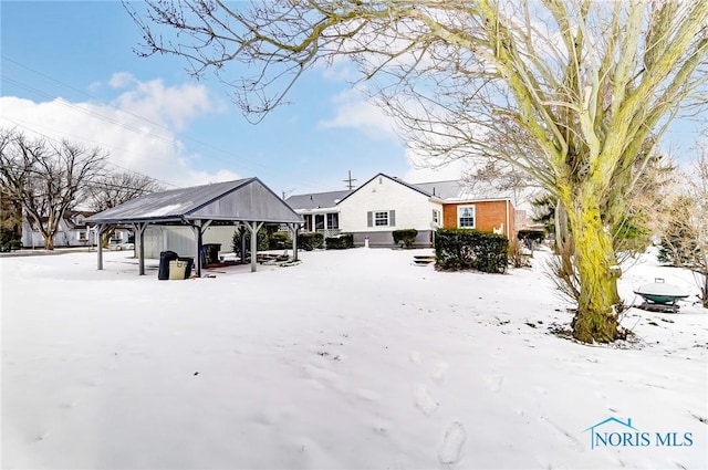 view of property's community with a gazebo